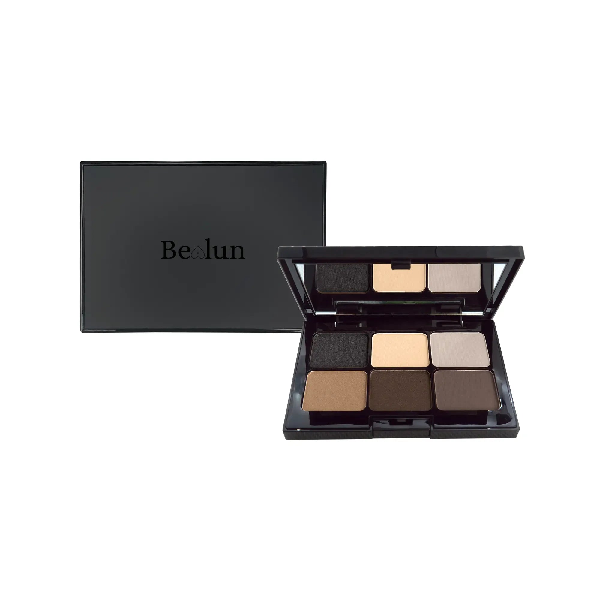 Multi Finish Eyeshadow Palette – Neutral & Shimmer Shades for Timeless Beauty - Bealun